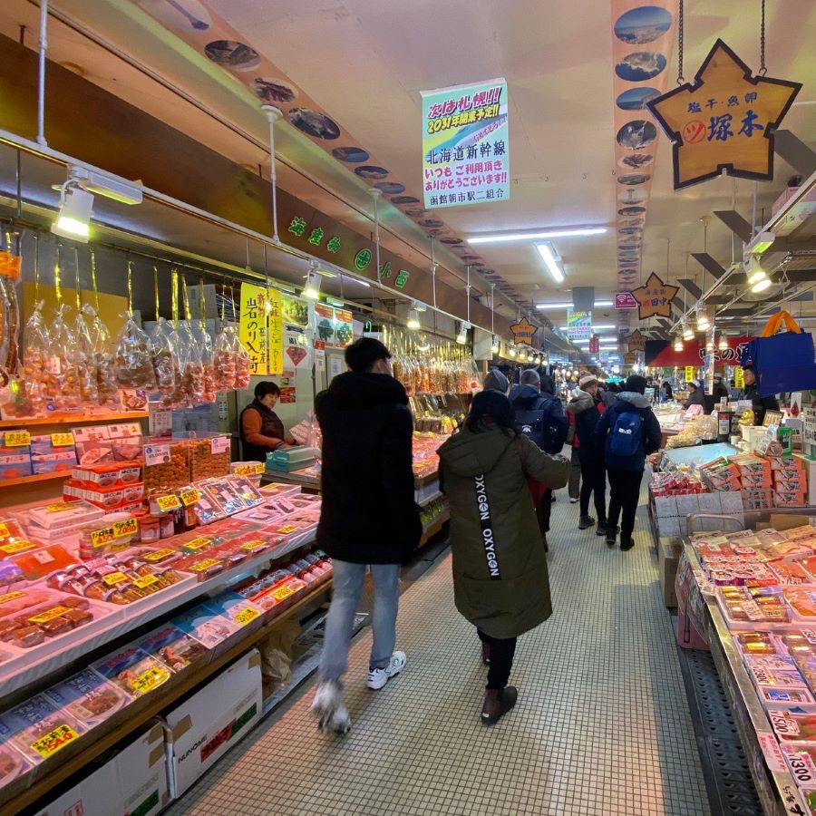 Hakodate Morning market Japan Hakodate Morning market Japan